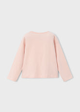 Blusa Bolsillo Crochet Rosa Mayoral